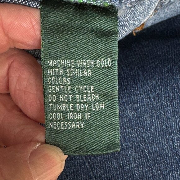 Lauren Jeans Co. Ralph Lauren Capri Jeans Womens Sz 8 Blue Denim Hi Rise Stretch - Picture 7 of 12